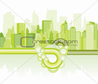 green city background