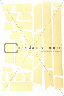 masking tape strips