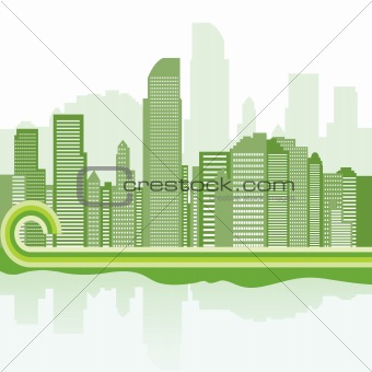 green city background - Jakarta