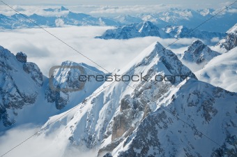 View from Punta Rocca, Marmolada