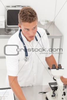 doctor in laboratory