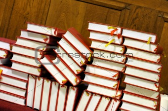Hymnals and prayer books - stack