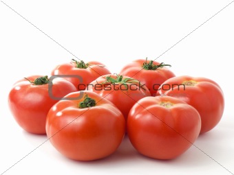 Seven tomatoes