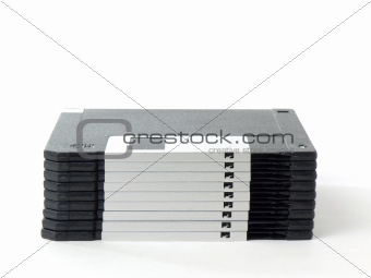 Black floppy disks