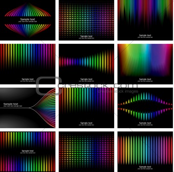 Abstract rainbow bark colour background collection