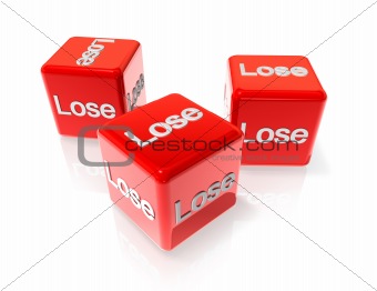 Lose red dices