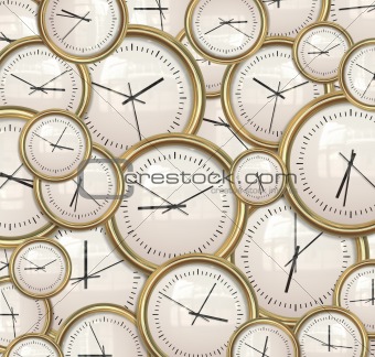 clocks and time background