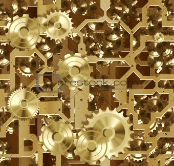 cogs and clockwork machinery