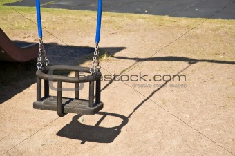 Swings in the playground