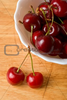ripe cherries