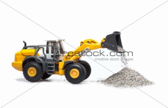 toy heavy bulldozer