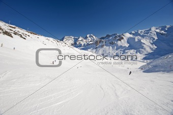 View of a ski slope