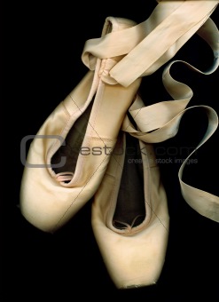 Worn Ballet Shoes