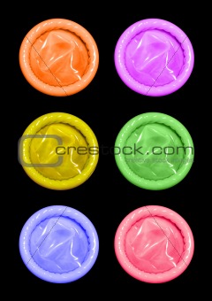 color condoms