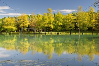 Landscape of lake