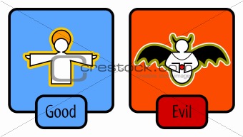 good and evil symbols