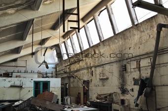 abandoned factory ruins
