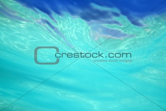 abstract water shapes from sea underwater