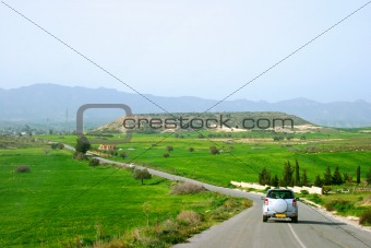 Road in Cyprus.