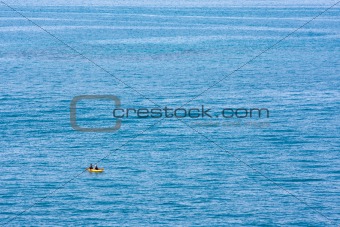 Ocean and Kayak