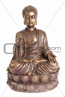 Figure of sitting and meditating Buddha 