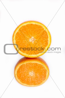 sweet orange on the mirror