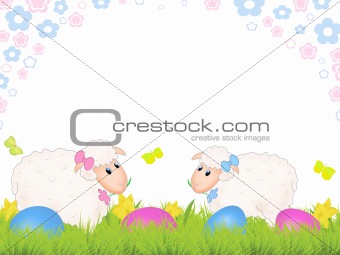 Easter sheep