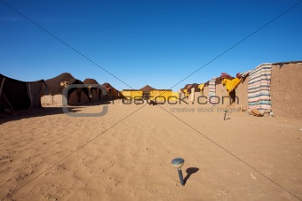 Traditional berber camp site