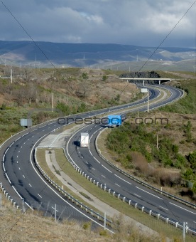 Curvy highway