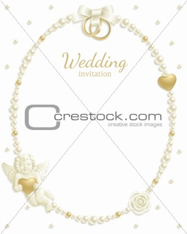 Wedding jewel frame
