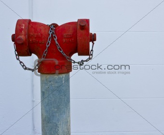 Red fire hydrant in thailand