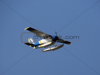 Seaplane in flight