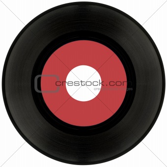 45rpm Vinyl record cutout