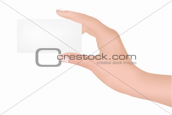 Hand With Blank