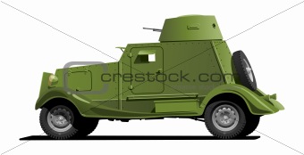 vintage armored car