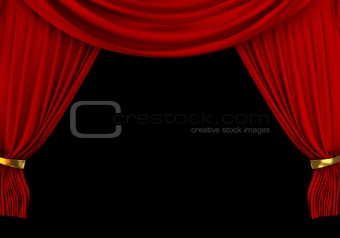 Open curtain