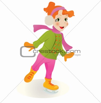ice skater girl