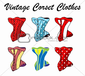 Vintage Corset Clothes, sexy retro lingerie