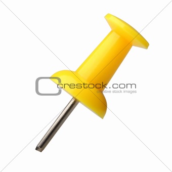 Yellow pushpin
