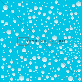 blue water drops background