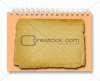   notebook isolated on white background 
