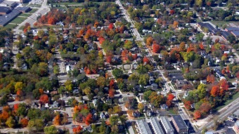 Brighton, Michigan From The Air