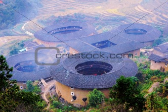 Local residence houses in Fujian China