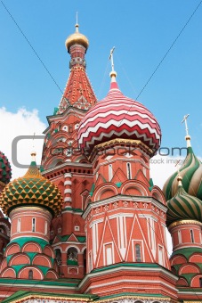 St. Basil's Cathedral in Moscow on red square