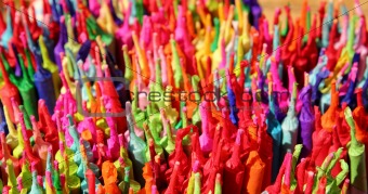 colorful firecrackers handmade traditional fireworks