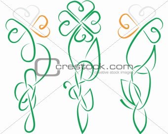 Shamrock Celtic Ireland knot