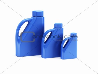 motor oil bottle isolated 3d render