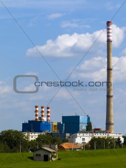 Heating and power plant
