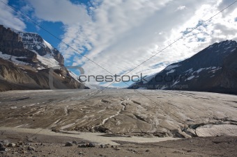 Athabasca Glacier in Jasper National Park