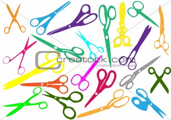 Vector illustration of cutting tools